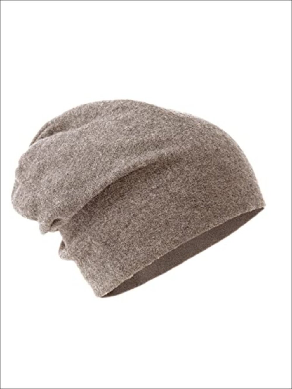 100% Merino Wool Beanie Hat Double-Layered Knitted Ski Cap
